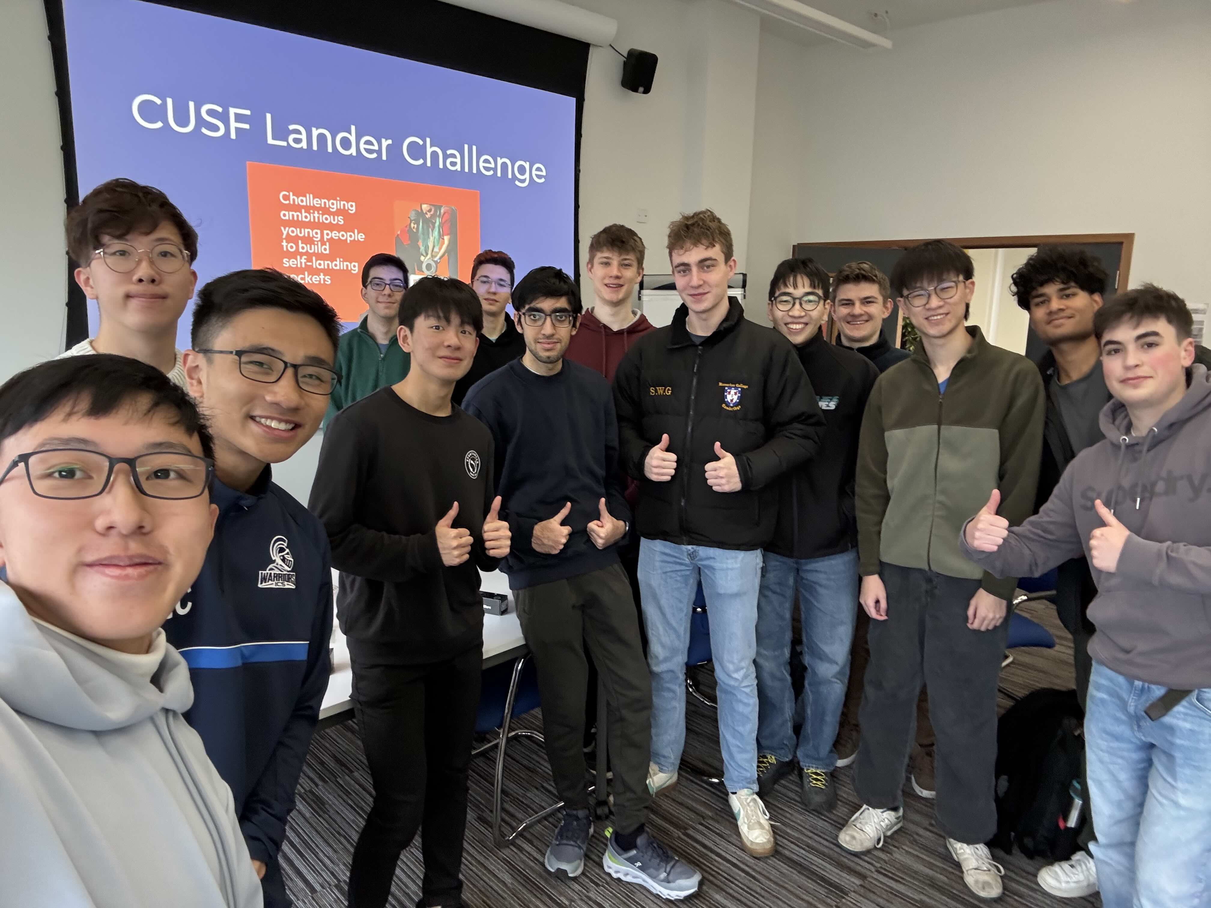 CUSF Lander Team Group Photo